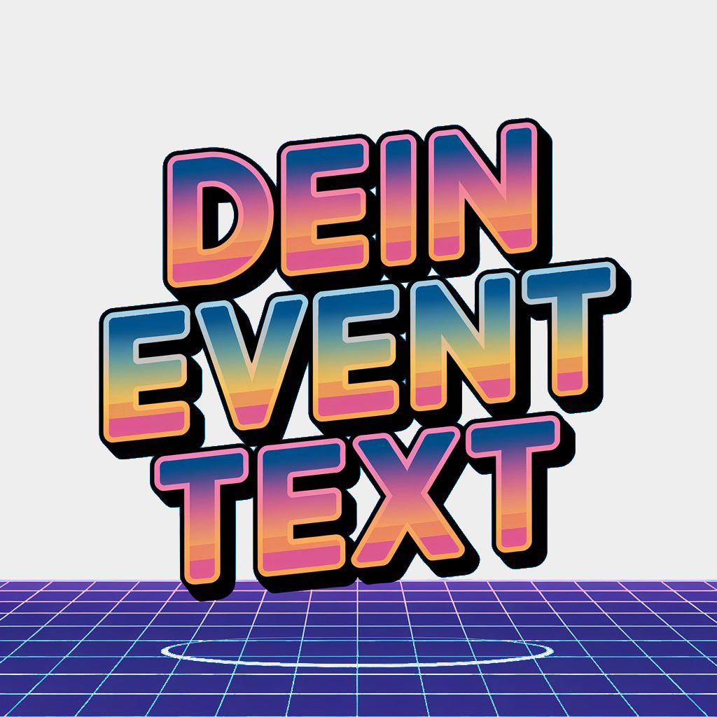 Ein Bild einer retro Texteingabe Konsole